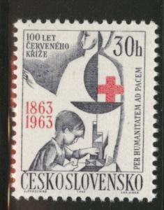 Czechoslovakia Scott 1184 MNH** 1963 Red Cross centennial