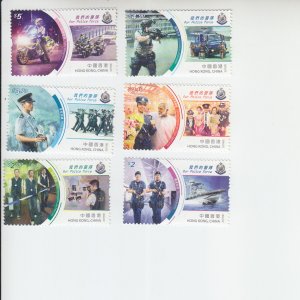 2019 Hong Kong Police Force (6)   (Scott 2001-06) MNH