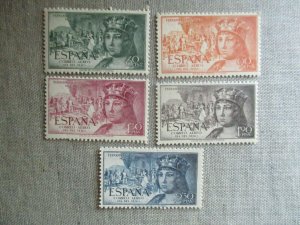 Spain, Scott# C139-C143, MNH