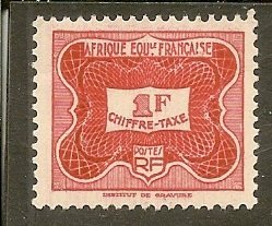 French Equatorial Africa   Scott J15   Unused