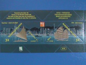 1997-MARSHALL ISLANDS STAMP: HONG KONG'97 HONG KONG-JEWEL IN THE NIGHT MNH S/S