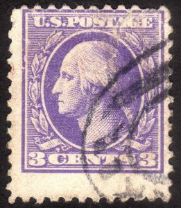 1918, US 3c, George Washington, Used, Sc 530