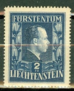 HO: Liechtenstein 259a MNH CV $800