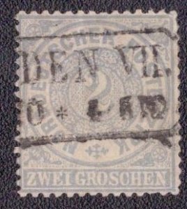 North German Confederation - 17 1869 Used