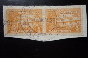 ***NEW GUINEA***POSTMARK***DISTRICT OFFICER KIETA***GOOD-FINE STRIKE***