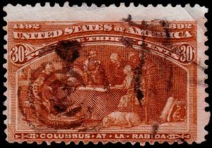 United States Scott 239 (1893) Used G-F, CV $90.00 D