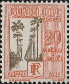 Guadeloupe , #J30 Unused , From 1928