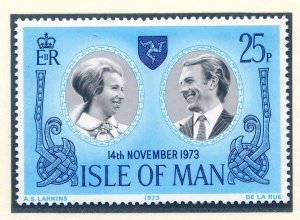 1973 Isle of Man SG41 Royal Wedding Unmounted Mint