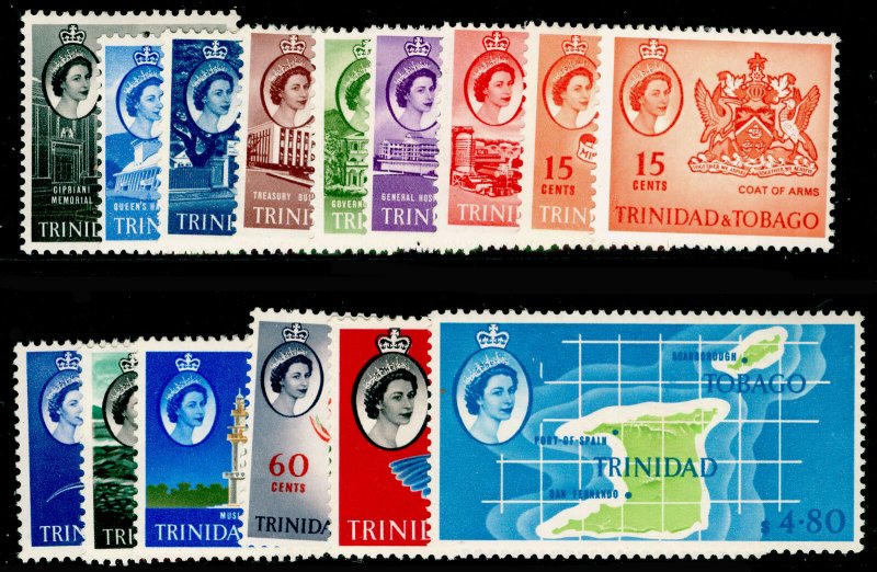 TRINIDAD AND TOBAGO SG284-297, COMPLETE SET, M MINT. Cat £50.