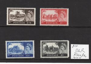 GB QEII  Castle SG 536a/9a 1st DLR superb MNH condition.Cat.£600.