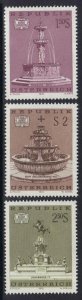 Austria  #916-918  MNH  1972   Art treasures (3rd set)