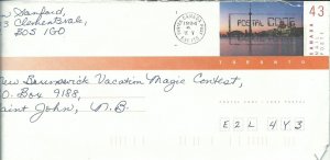 Canada CU141   envelope    1992-1995  PD