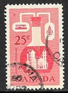 CANADA 1956 25c Chemical Industry Issue Sc 363 VFU