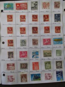 ~175 Switzerland - Hinged On Pages - Unchecked, As Received -  (Q74)