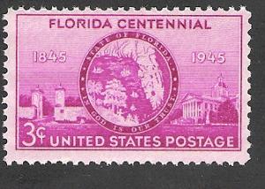 US Cat # 927, Florida, MNH*-