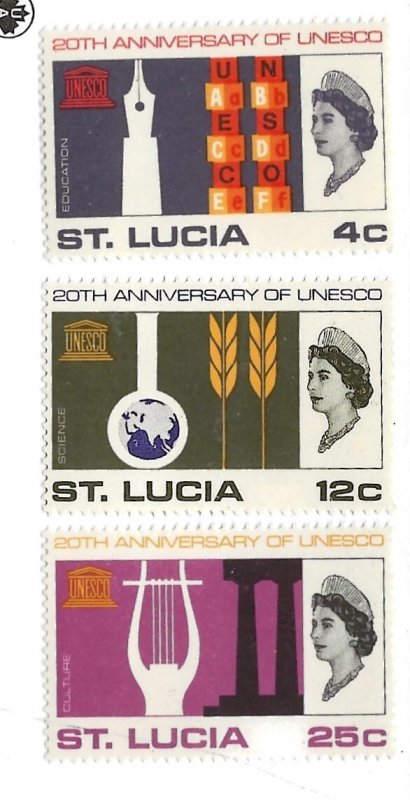 ST. LUCIA   SC #   211 - 3   MNH