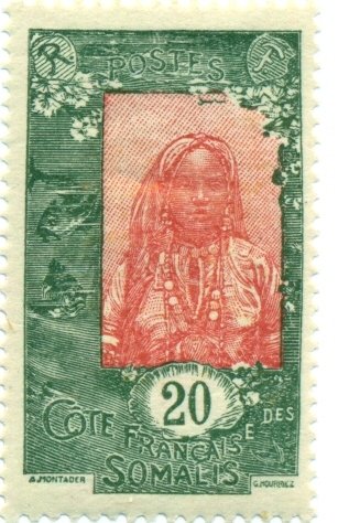 Somali Coast 1927 #91 MH SCV(2022)=$0.70