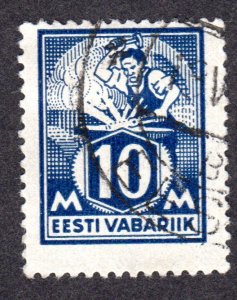 Estonia, Scott # 64, used, 2013 Cat = $ 16.00, Lot 220312 .