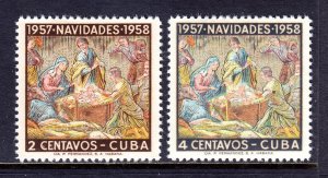 Cuba - Scott #588-589 - MH - SCV $9.00