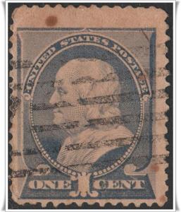 SC#212 1¢ Franklin (1887) Used 