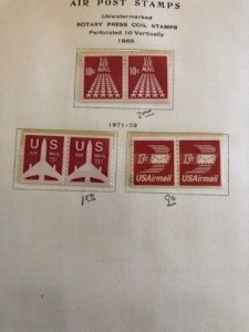 United States - Large group of Airmails - See scans and description