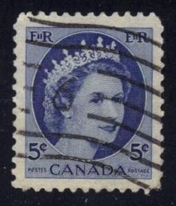 Canada #341 Queen Elizabeth II; Used