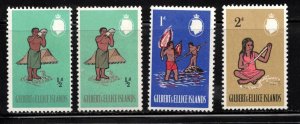 GILBERT & ELLICE ISLANDS Scott # 89-91 MH - Islanders & Various Tasks