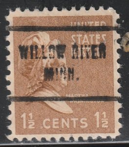 Precancel - Willow River, MN - PSS 713