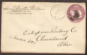U.S. 1893 Cover Late Train!