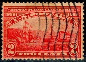 U.S.A.; 1909; Sc. # 372;  Used Wmk. 191 Cpl. Set