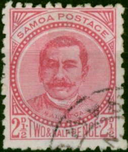 Samoa 1892 2 1/2d Rose SG44 V.F.U