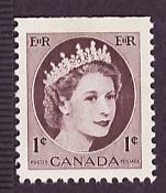 Canada #337as Wilding Issue MNH single