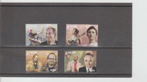 Norway  Scott#  1686-1689  Used  (2012 Popular Musicians)