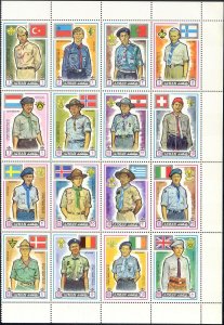 AJMAN The 13th World Boy Scout Jamboree in Japan  (1971) MNH