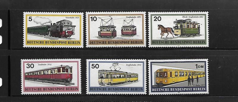 BERLIN, 9N305-9N310, MNH, BERLIN TRANSPORTATION