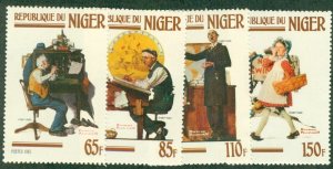 NIGER 599-602 MNH SCV $3.35 BIN $1.75