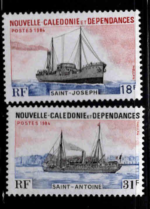 New Caledonia (NCE) Scott 498-499 MNH** Steamers ship stamp set