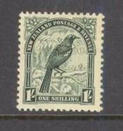 NEW ZEALAND Sc# 196 MH FVF Tui or Parson Bird