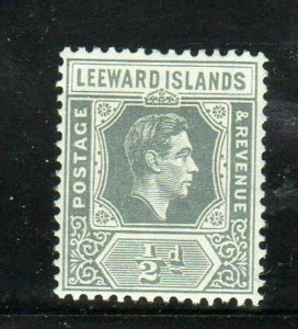 LEEWARD ISLANDS #120  1949  1/2p  KING GEORGE VI     MINT  F-VF NH  O.G