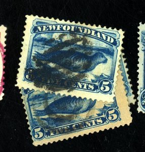 NEWFOUNDLAND #47 53-5 USED FVF Cat $53