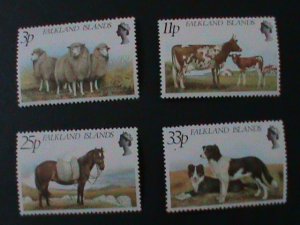 ​FALKLAND ISLANDS-1981-SC#314-7 POLWARTH SHEEPS-MNH-VF WE SHIP TO WORLDWIDE