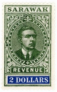 (I.B) Sarawak Revenue : Duty Stamp $2 (1918)