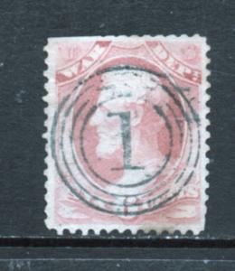 Scott # O86 used 6 cent War  Dept.  Hard Paper Fancy Cancel