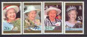 Pitcairn Islands 1996 70th Birthday of HM the Queen set o...