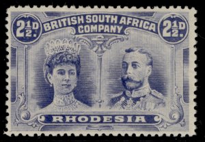 RHODESIA GV SG184, 2½d ultramarine, M MINT. Cat £40. PERF 13½