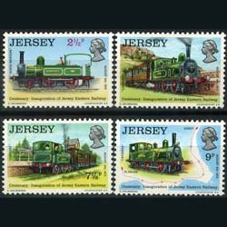 JERSEY 1973 - Scott# 85-8 Railway Cent. Set of 4 NH