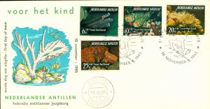 RK14-0038 NETHERLANDS ANTILLES  B68-71 FDC  BIN $4.00