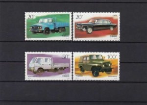 china 1996 motor vehicles  mint never hinged stamps ref r15011