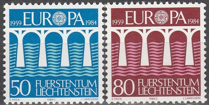 Liechtenstein #779-80  MNH (S6037)