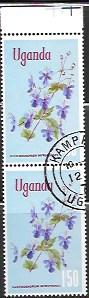 Uganda  Pair - Flowers - #125 Clerodendrum